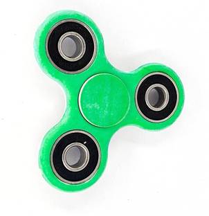 PREMSONS Fidget Spinner 2 in 1 Light Green plus White