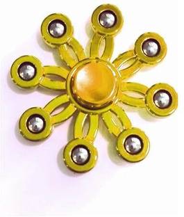 ParshvGroups Metal Spinner, Fidget Spinner, Golden Color (Pack of 1)