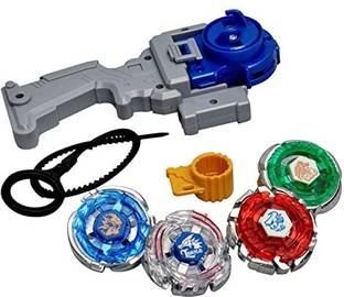 Lumo Beyblade Spinner Metal Masters Fury 4D System Fusion Pack of 4 Beys