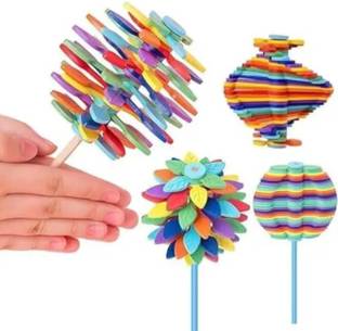 PlayMotto Spin Flower Toy Candy, Changes Shape When Spin