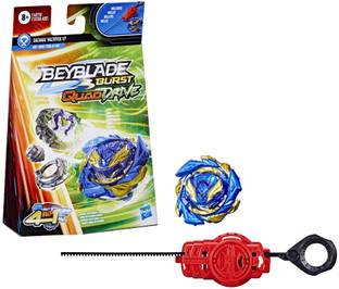 BEYBLADE Burst QuadDrive Salvage Valtryek V7 SpinningTop Starter Pack-Attack/Stamina Type