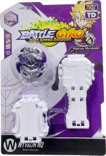 AZAD57 Beyblade Wild Wyvron W2 B-41 Starter with Handle Launcher Spinning Top