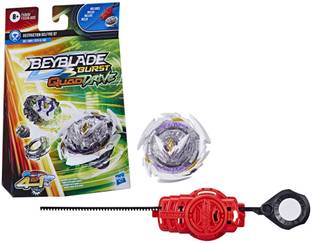 BEYBLADE Burst QuadDrive Destruction Belfyre B7 Spinning Top Starter Pack-Attack/Stamina Top w/. Launcher