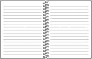canoff Spiral Binding Ring 10 MM White Manual Ring Binder
