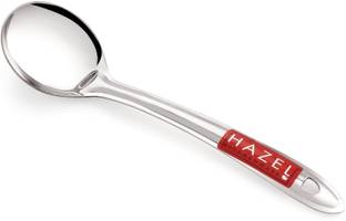 HAZEL Oval Shape Serving Spoon Scooper Spatula Server Stainless Steel Serving Spoon
