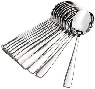 Gopika Stainless Steel Tea Spoon Stainless Steel Table Spoon, Tea Spoon, Coffee Spoon, Dessert Spoon, Soup Spoon Set