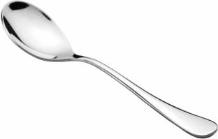 Parage 6 Pieces Dinner Spoon Set With Round Edge, Spoons Set, Dining Tableware Cutlery Stainless Steel Table Spoon Set