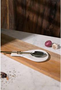 Patharwala Natural Marble Spoon Rest Ceramic Serving Spoon