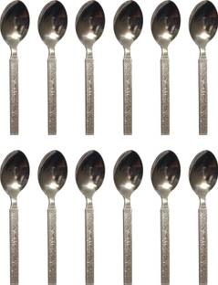 Fuchan Exotic Table Spoon with design Stainless Steel Table Spoon, Ice-cream Spoon, Sugar Spoon, Ice Tea Spoon, Coffee Spoon, Cream Spoon, Dessert Spoon, Soup Spoon Set