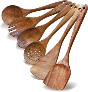 SIFU COLLECTION SPATULA-PACKOF6 Wooden Spatula