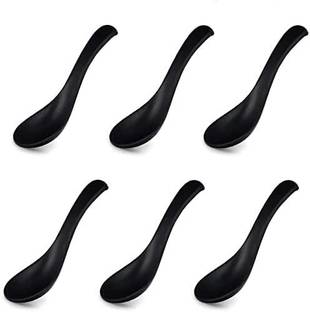 A R Handicraft Products Premium Quality Unbreakable Serving / Desert / Soup Spoon Melamine Soup Spoon, Ice-cream Spoon, Salad Spoon Set