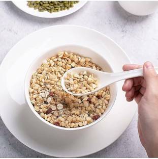 DULARIYA Dinnerware ceramic Soup Spoons Set Ceramic Soup Spoon Set