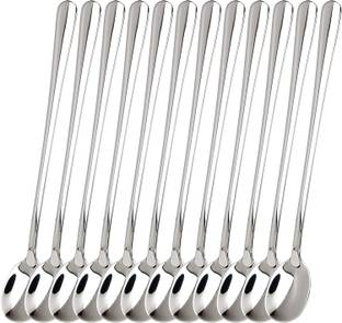 Convay 12 set Stainless Steel Mixing Stirring Spoon Disposable Stainless Steel Ice-cream Spoon Set