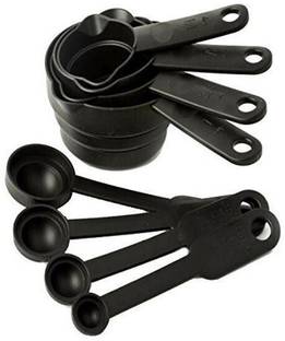 Simxen Baking Measurement Measuring Cups And Spoons Set 8 Pcs Plastic Measuring Spoon Set