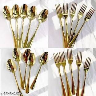 maadadhimati Stainless Steel Coffee Spoon, Ice Tea Spoon, Dessert Spoon, Salad Spoon, Table Spoon, Tea Spoon Set