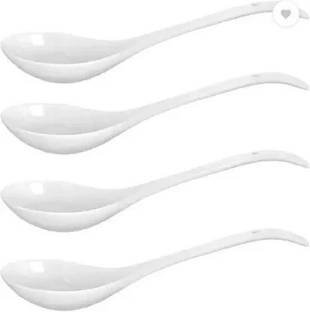 TRILOKNKS Ceramic Large serving set Ceramic Serving Spoon Set