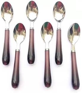 Mohit Steel Stainless Steel Table Spoon Set for Kitchen and Dining Table Steel Stainless Steel Table Spoon Set