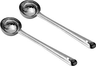 snehatrends Stainless Steel Sambar Serving Spoon Pack of 2 Stainless Steel Serving Spoon Set