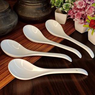 Dautaniya Serving spoon long handle Ceramic Serving Spoon Set