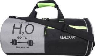 RealCraft Polyester H2O go to Gym Duffle/Gym Bag/Shoulder Bag for Men & Women