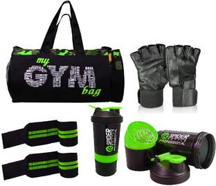 L'AVENIR SPORTS & FITNESS GYM BAG, GYM Shaker, Wrist Wrap, GLOVES