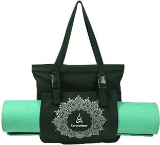 SERVEUTTAM Yoga Mat Bag for Women Carrier with Large Size Pocket Fit Most Size Mats