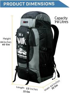 Swanky Rucksack Backpack Luggage for Travel Hiking Bags Camping Women Men Bag Trekking