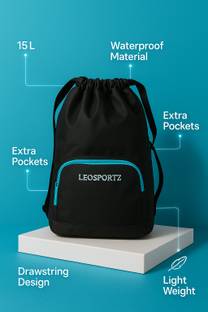 Leosportz Drawstring Polyester Multi Utility Drawstring Backpack