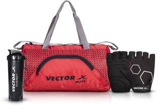 VECTOR X Blitz Multipurpose Gym Bag With Shaker & Gloves