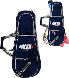 WHACKK Smash NB Red Tennis Badminton Squash Kit Cover Bag /2comp/ 4T 6B Racket