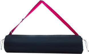 PANCHTATAVA Toffy Black Pink Exercise Mat Carry Bag Cover ONLY with Broad Shoulder Strap…