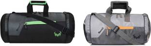 MONVELLI Pack of 2 water resistant premium quality gym bag