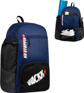 WHACKK Plank Navy Black Yoga/Gym/Aerobics/Exercise Fitness Backpack Yoga mat Holder
