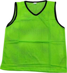 Ps Pilot Football Training Bibs Set of 12 PCS Bibs field sports color- Parrot Green Large Football Bib