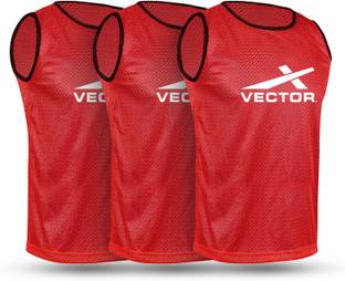 VECTOR X VX-BIBS Pack of 3 Medium Football, Hockey Bib