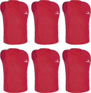 MAYOR Sports and Training Bib (Pack of 6) Size Large Football, Hockey Bib