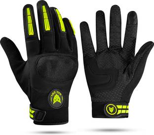 BAD OWL Wind Rider Full Finger Motorcycle Riding Gloves with Touchscreen Fingertips Riding Gloves