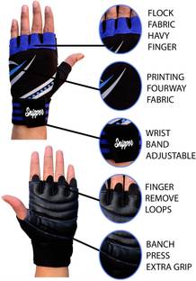 Snipper Gym gloves/Fitness Glove/Sport Glove/Exercise glove Gym & Fitness Gloves