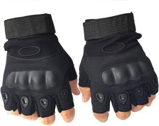 MELZRON Half Finger Bike Hand Gloves for Motorcycle Winter Gloves for Men Riding Gloves
