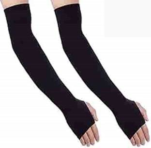 AS ENTERPRISES Nylon Arm Sleeve For Men & Women