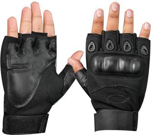 GJSHOP Knuckle Protection Tactical Hand Gloves for Bike Outdoor, Motorcycle Riding Cycling Gloves