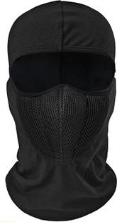 zaysoo Helmet Face Mask Full Cover Bike Riding Cotton Anti-Dust Protection Riding Gloves