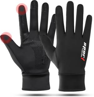 TecoKart Men's UV Protection Ice Silk Gloves – Thin Sun Gloves for Riding & Driving Driving Gloves