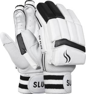 SLUGGER Cricket GO Plus Right Handed PVC Material Leather Enhanced Grip & Protection Batting Gloves
