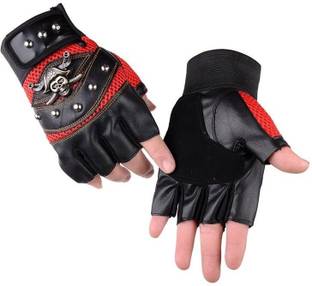 AlexVyan Red-Pirates Gym & Riding Anti Slip Cycling Bike Motorcycle Driving Boy Girls Riding Gloves