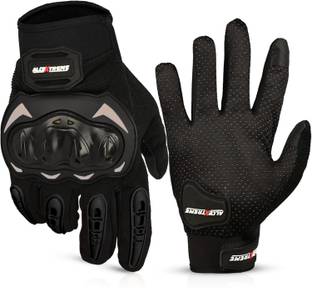 ALLEXTREME Probiker Full Finger Riding Gloves with Hard Knuckle Shells for Motorbike Riding Gloves