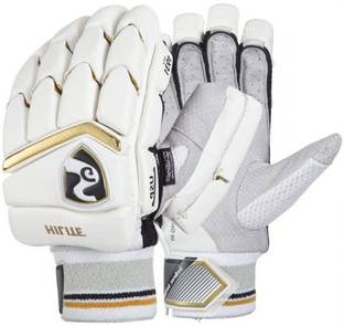 SG Hilite-White/Gold- Mens (17+)LH Batting Gloves