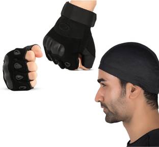 jydf Half Finger Bike Riding Gloves With Helmet Inner Cap Riding Gloves