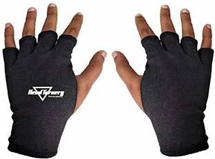 HeadTurners Limited Edition Finger Cut Fielding, Catching, Batting Inners Gloves Black Inner Gloves