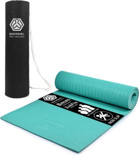 Quick Shel EVA + TPE Anti Slip Home Gym Exercise Workout Fitness for Men Women with Bag 6 mm Yoga Mat